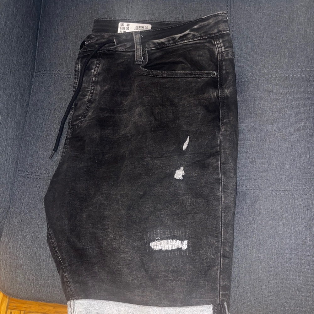 Jean shorts for men